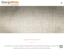 Tablet Screenshot of designrete.com